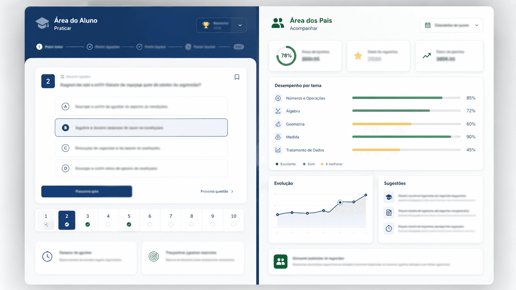 Ficha final para aluno e pais com soluções e avaliação